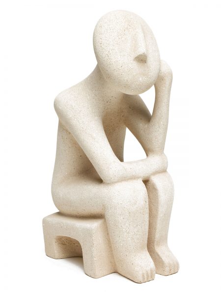 Cycladic Thinker Figurine