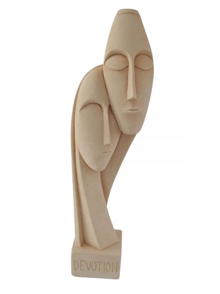 Modern Cycladic Art Twin Bust